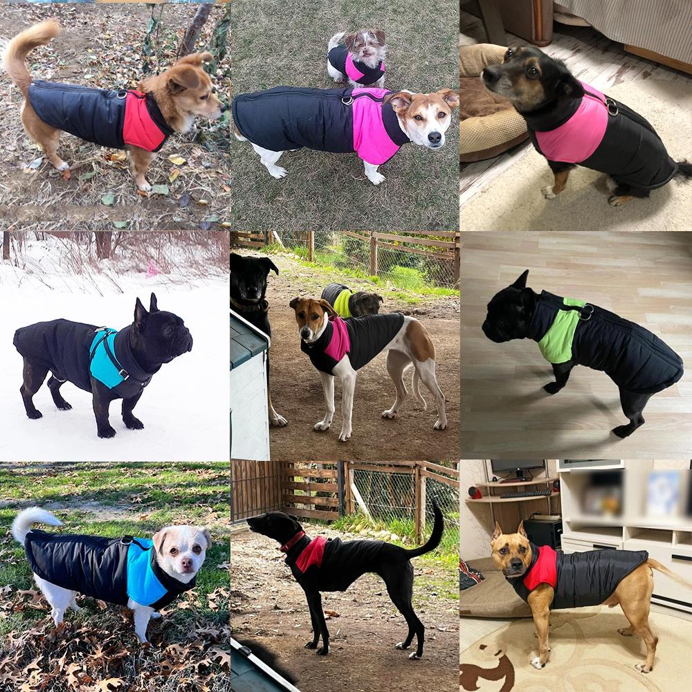 Big Dog Clothes Waterproof Winter Jacket for Medium Large Dogs Costume Windproof Warm Pet Coat German Shepherd Christmas Outfits