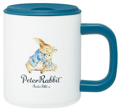 Skater Peter Hase Edelstahlbecher mit Vakuumdoppelwand 330ml STMG4N-A Deckel, Isoliert, Wandig,