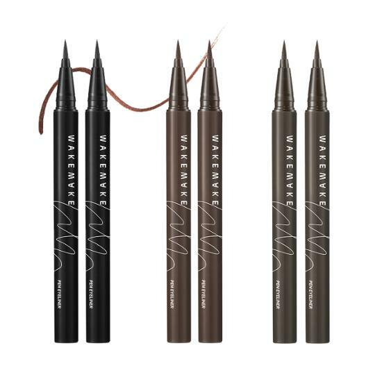 WAKEMAKE Any-Proof Pen Eyeliner (3 Colors) [SINGLE] 02 Brown