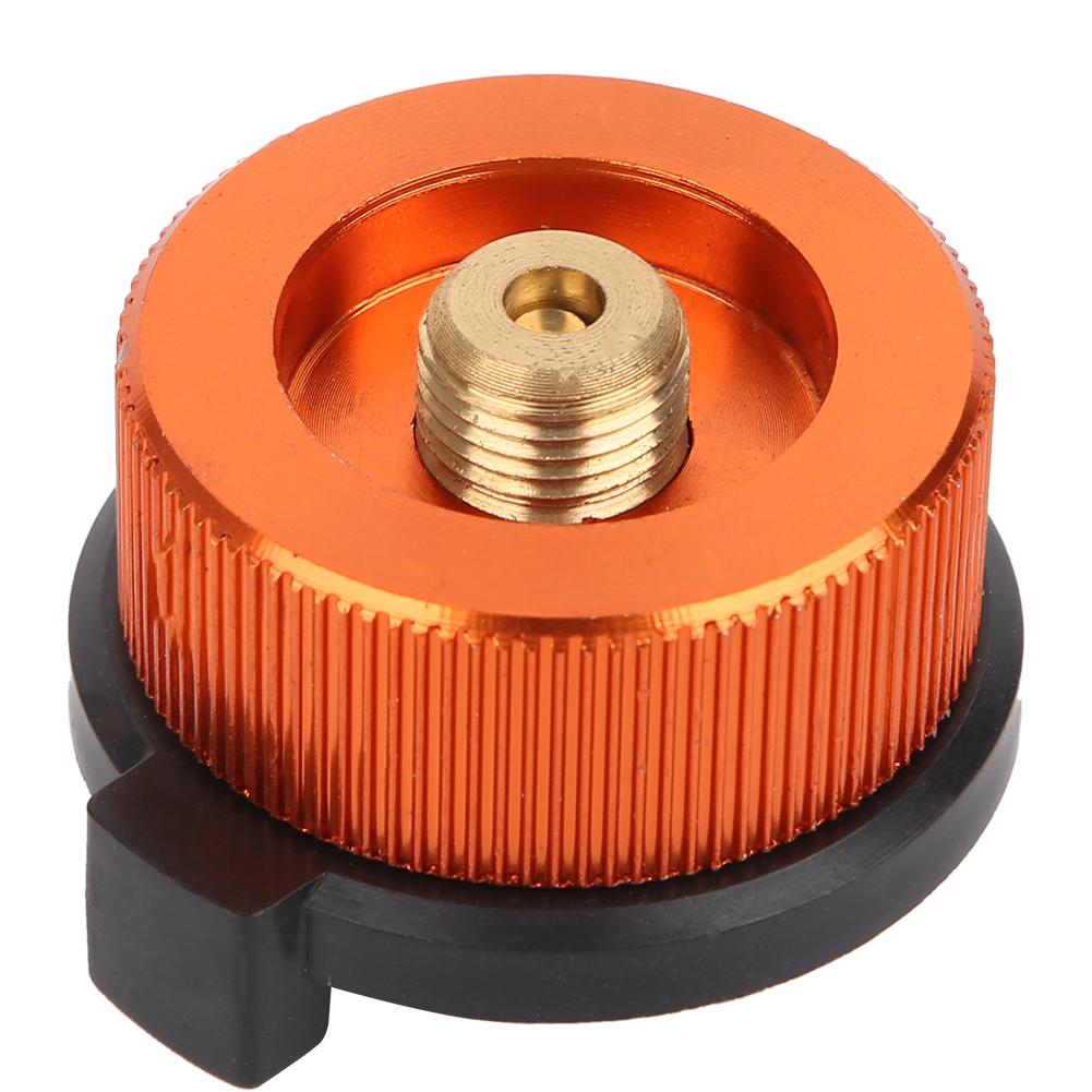 Outdoor Camping Stove Burner Connector Conversion Head Long Gas Tank Round AdapterAdapter