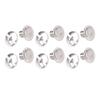 100 Sets Rivet and Screw Stainless Steel M2.5 Flat Round Head Rivet Fastener Set for Leather Crafts Clothing Decoration