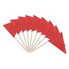 1000 Pcs Solid Red Toothpick Flags Small Mini Plain Red Color Stick Cupcake Toppers Flags DIY Decoration