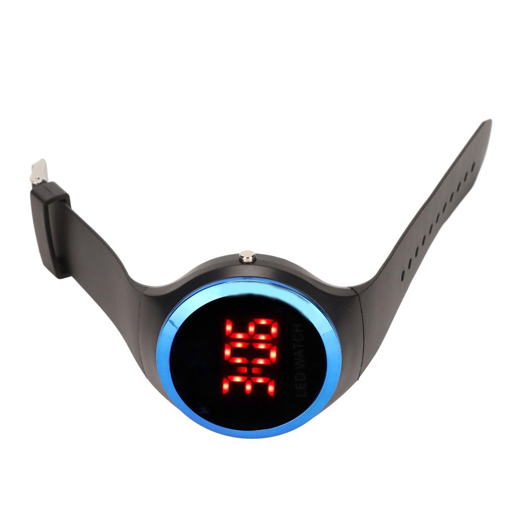 Children Digital Watch Student Fashionable Red LED Outdoor Sports Watch Birthday Gift for Daily Life Blue