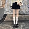 Velvet Calf Socks Women'S Thin Leg Socks Jk Socks Black Japanese Medium And High Knee Socks Tube Socks