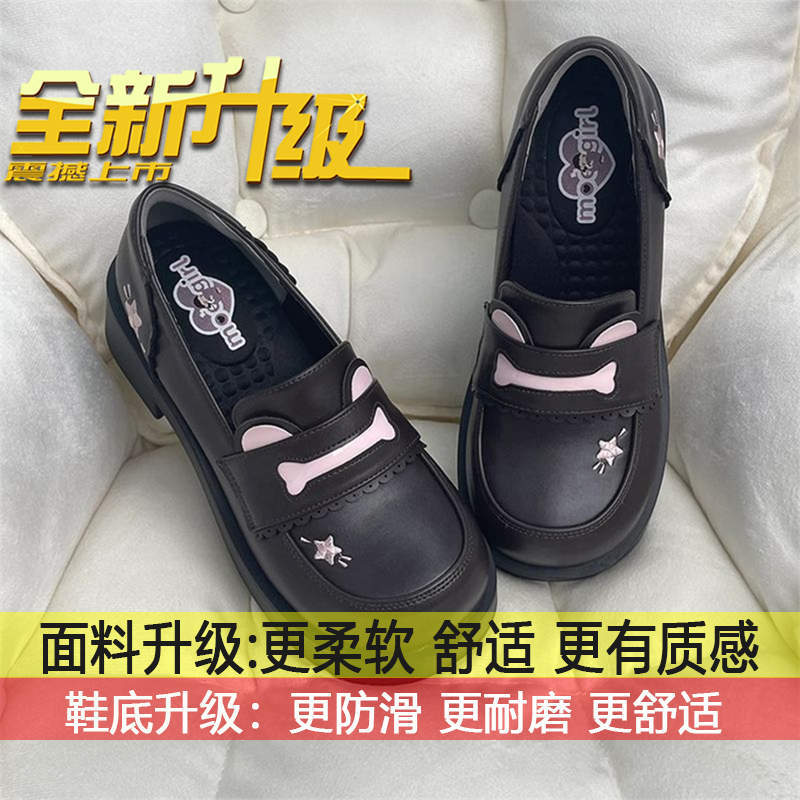 

Super soft and comfortable student shoes Lolita women s shoes 2025 spring and autumn new thick-soled heightening round head JK uniform shoes 40