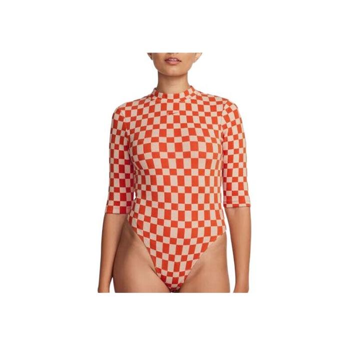 

Nike SS24 Round Neck Casual Tight Jumpsuit Women jumpsuit Orange FN2235-809 L