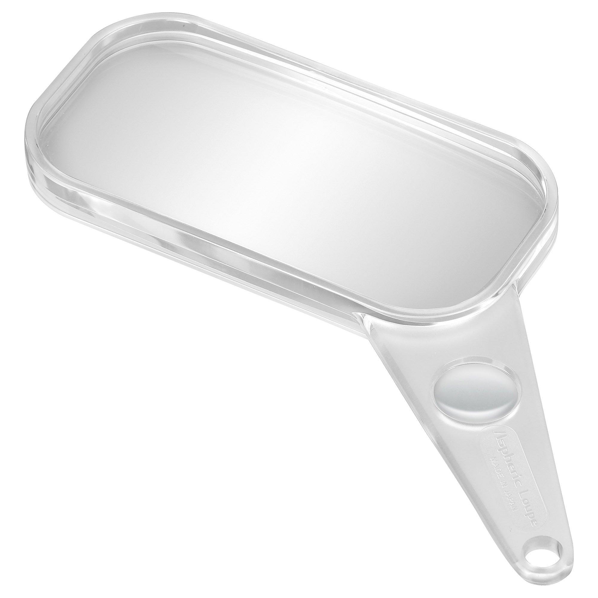 

Hakuba Large Aspherical Magnifying Magnifying for Reading and Newspapers KLU-APL15 Glass, 1.5x Glass, Square, Handheld,