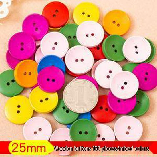 Colorful Resin Buttons for Kids' Creative DIY Projects and Pasting Painting