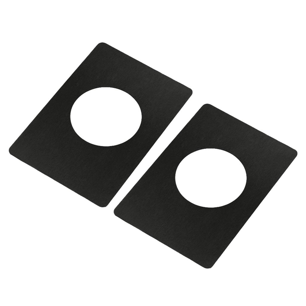 2Pcs Door Reinforcement Plate Door Handle Cover Filler Fixing Repair Backplate Square Scar Plates for Door Knob