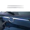 Stainless Steel Rear Back Door License Tailgate Bumper Frame Plate Trim Lamp Trunk 2PCs For Mazda CX-30 CX30