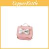Fashion Toddler Girl Mini Crossbody Bag Pu Coin Purse With Butterfly Bow Decor