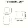 4Pcs Autumn Velvet Pillow Covers, Farmhouse Decor, Maple Leaf, Floral Pumpkin, Fall Decoration, Sofa Cushion Cover - Single-Side