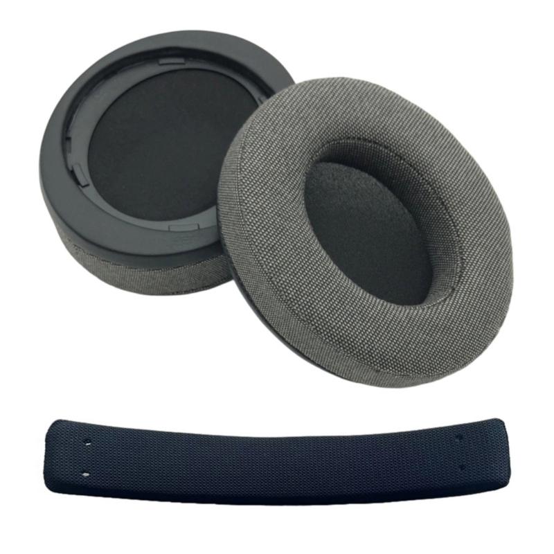 1 Par Almofada de Ouvido Earpad Almofada de Espuma de Memória Capa de Substituição para Fones de Ouvido com Fio SHP9600 SHP9500 Acessórios