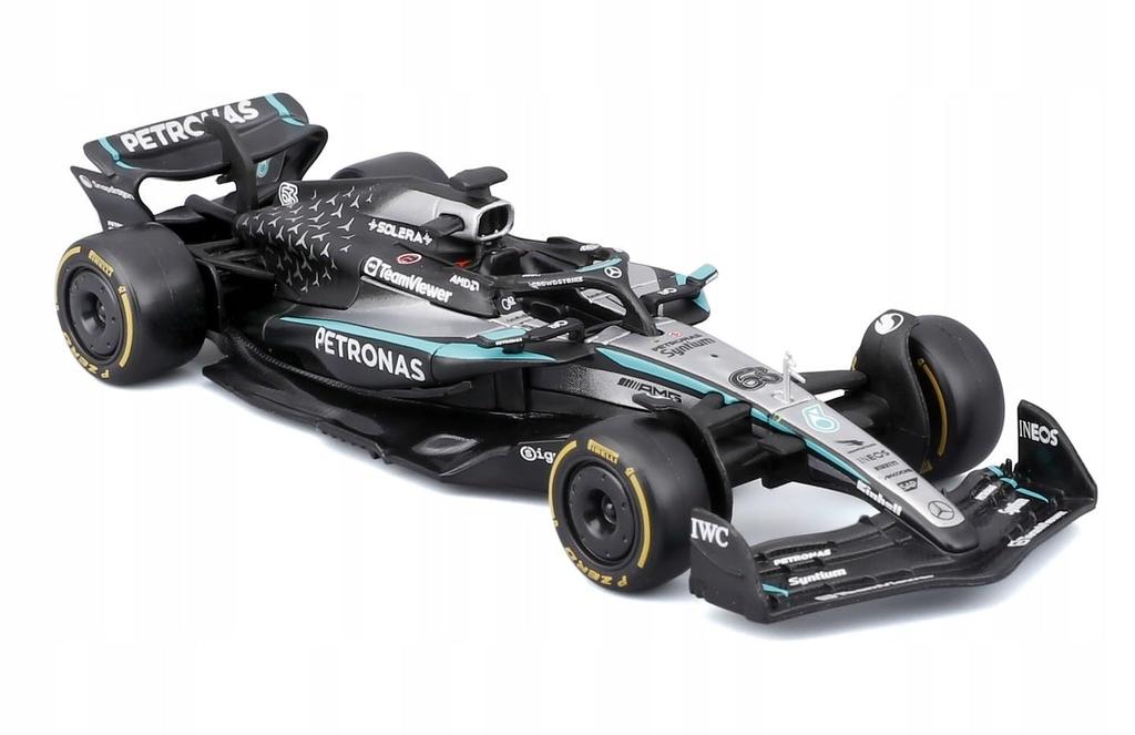 Bburago 2025 Model 1/43 Scale F1 Mercedes AMG Petronas F1 W16 Team #63 George Russell Australian Grand Prix 18-38237 (#63)