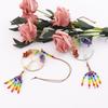 Car Pendant Natural Stone Fringed Pendant Sun Catcher Car Supplies Bag Pendant G85