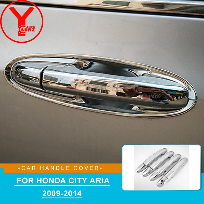 

Крышка дверной ручки, боковая накладка для Honda City Aria Seden 2009 2010 2011 2012 2013 2014 YCSUNZ, Стайлинг автомобиля