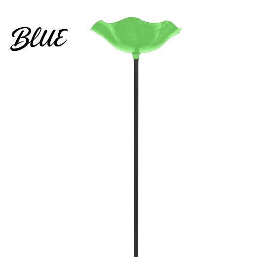 Bird Bath Stake Handmade Flower Garden Ground Insert Bee Butterfly Watering Station Decorative Pollinator Drinking Bowl for Outdoor Yard Lawn Decor