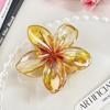 Women Hair Claw Candy Color Flower Shape Hair Clip Elegant Anti-slip Hair Fixing Back Head Hairpin Hair Accessories