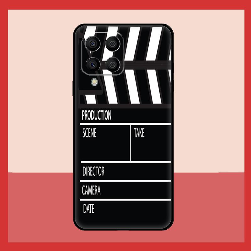 Clapper Board Case For Samsung Galaxy M31 M21 M13 M33 M53 M15 M35 M55 M16 M36 M56 M12 M32 M52 M14 M34 M54