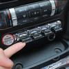 For 2015-2020 Ford Mustang Carbon Fiber Center Control Button Switch Covers Trim