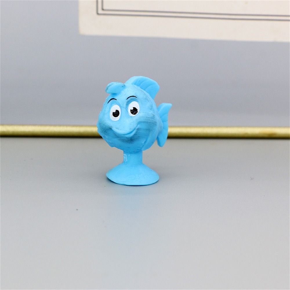 10Pcs Random Mini Suction Cup Toys Vegetables and Fruits Animal Mini Sucker Dolls Toy for Kid Boys Girls Gift