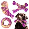 3pcs Dog Chew Toys Nylon Beef Flavor Pet Supplies Puppy Chew Toys for Medium Dog for Small Large Breed Indoor Outdoor Home