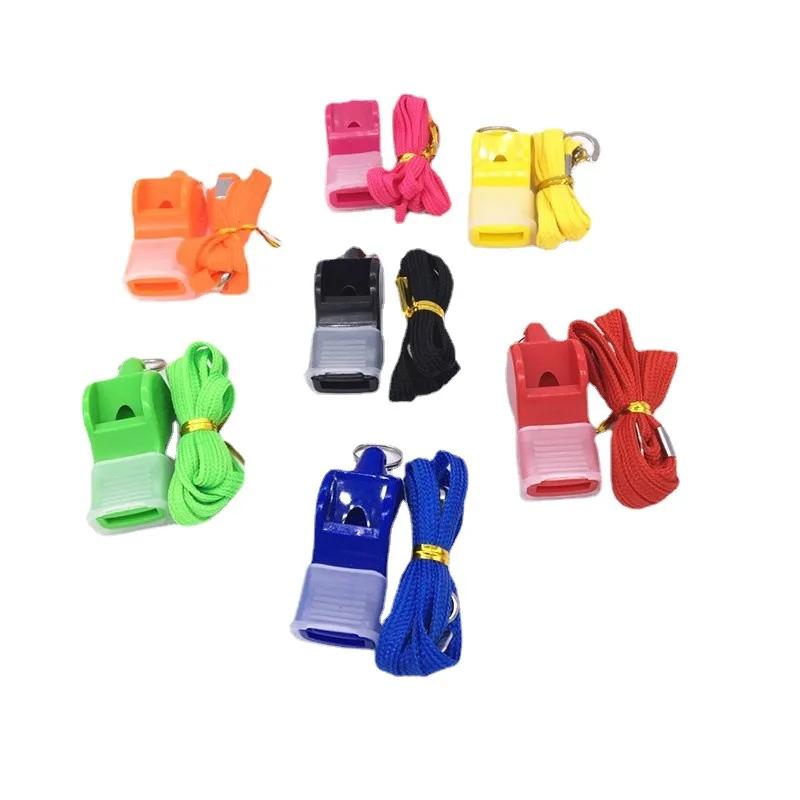 2 buc fluier de antrenament atletic din plastic pentru fotbal, fotbal, baschet, hochei, sport, arbitru clasic, fluier, instrumente în aer liber de supraviețuire