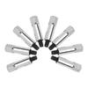 For SBC Compatible Chrome Valve Cover Bolt Kit Offering Eight Fasteners Perfectly Fitting Multiple Engine Types
