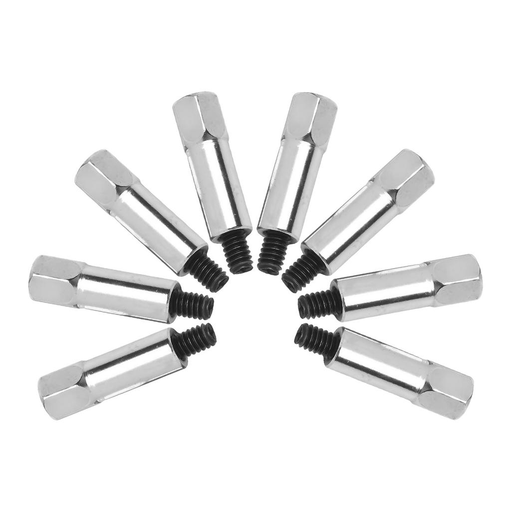 For SBC Compatible Chrome Valve Cover Bolt Kit Offering Eight Fasteners Perfectly Fitting Multiple Engine Types