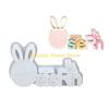 F26C Easter Letter Silicone Molds for Resin Casting and Making Soap Chocolate