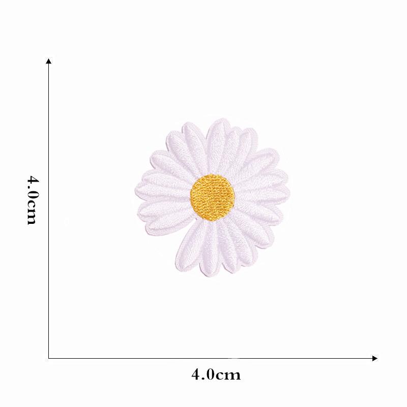Cartoon Daisy Stickerei Stoff Patch DIY Zubehör Handbuch