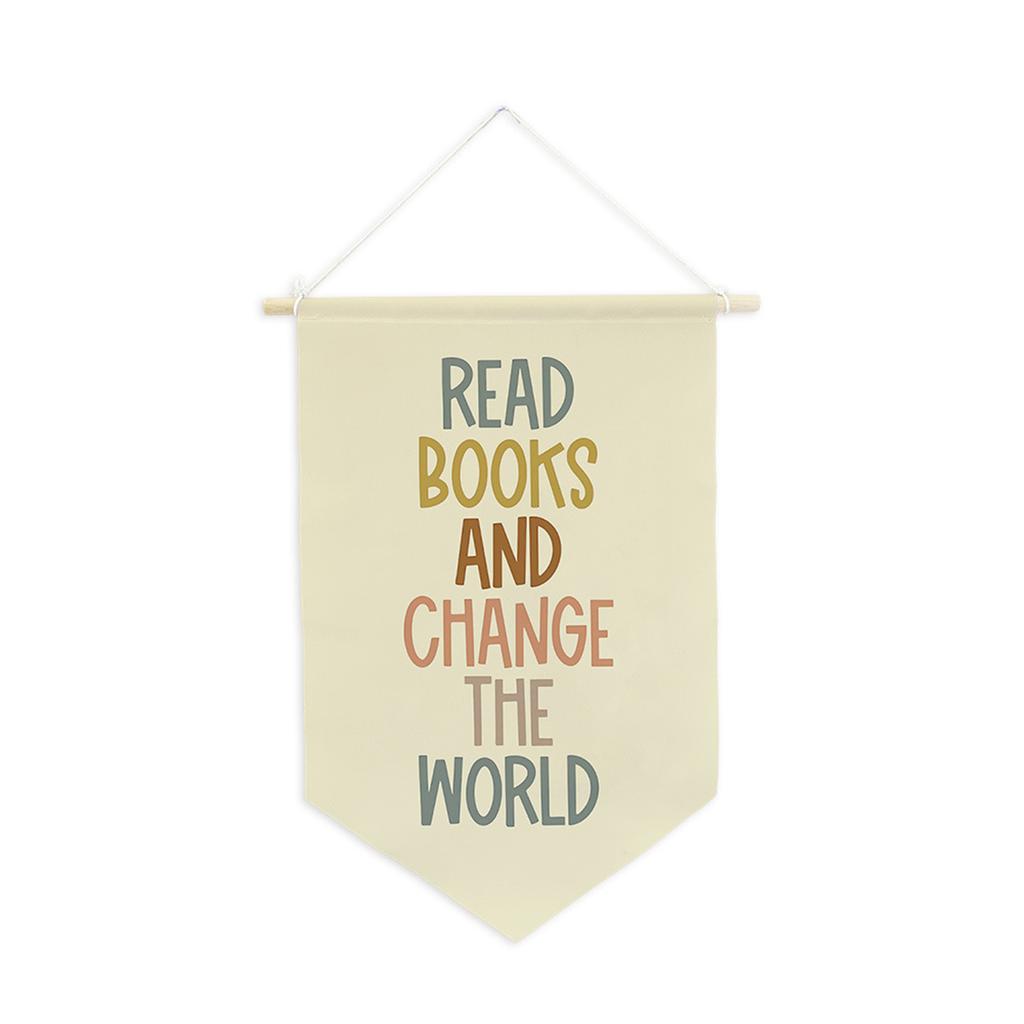 Inspirational Quote Banner Pennant Flag for Home Motivational Wall Art To Encourage Reading and Personal Growth