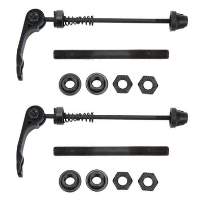 2 Set Spiedi a sgancio rapido anteriore per mountain bike Accessorio asse anteriore mozzo cavo per bicicletta
