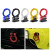 Car Rear Front Trailer Simulation Racing Ring Vehicle Towing Hook Styling Trailer Hooks Sticker Decoration ABS Car Accessories