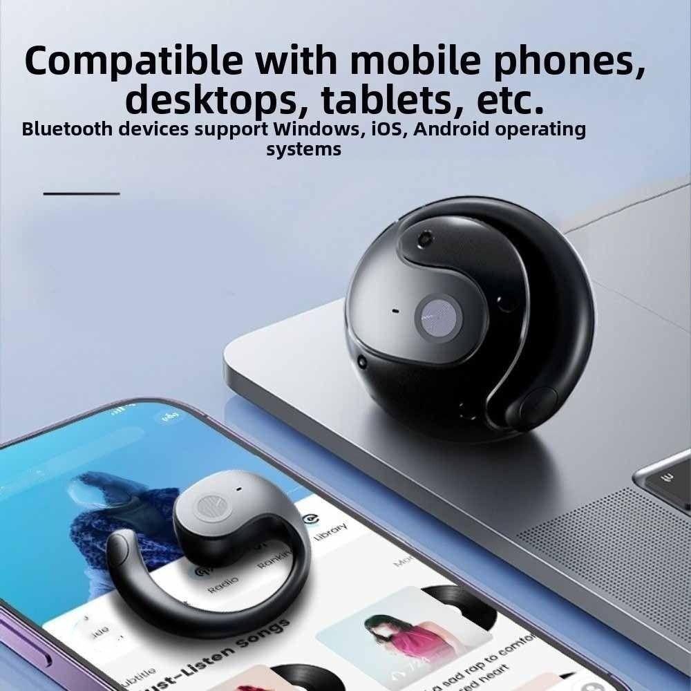 Bluetooth 5.4 Ear Hanging Headphone Wireless Bluetooth Earphone  Business Travel Learning