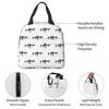 AR-15 Tan Camo Gun - White Insulated Lunch Bag for Women Children Leakproof Food Boxes Thermal Lunch Box Tote