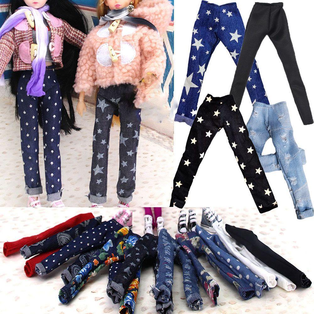 Multistyles Doll Clothes Casual Wears Doll Trousers for 11.5" Doll 1/6 BJD Dolls Accessories