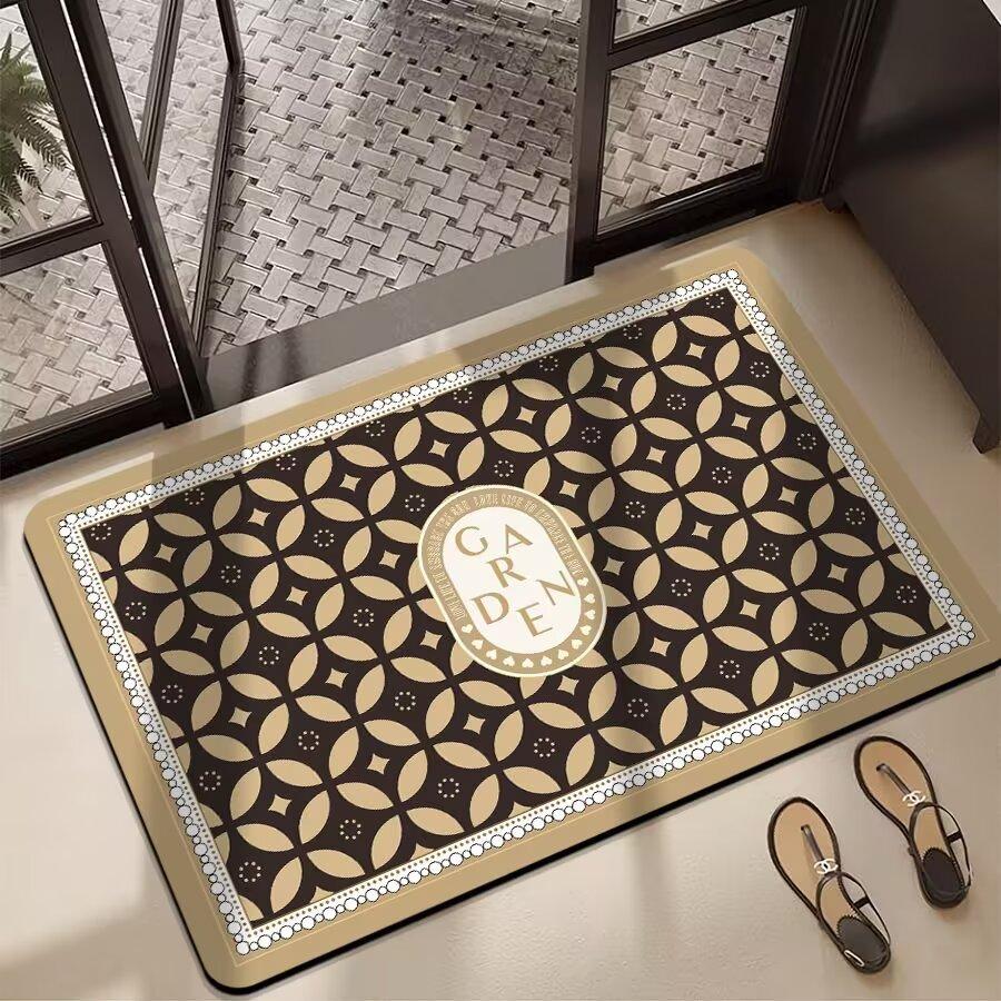 Bathroom Absorbent Mat Diatom Mud Absorbent Mat Toilet Kitchen Door Green Foot Mat Bathroom Non-slip Mat Door Mat