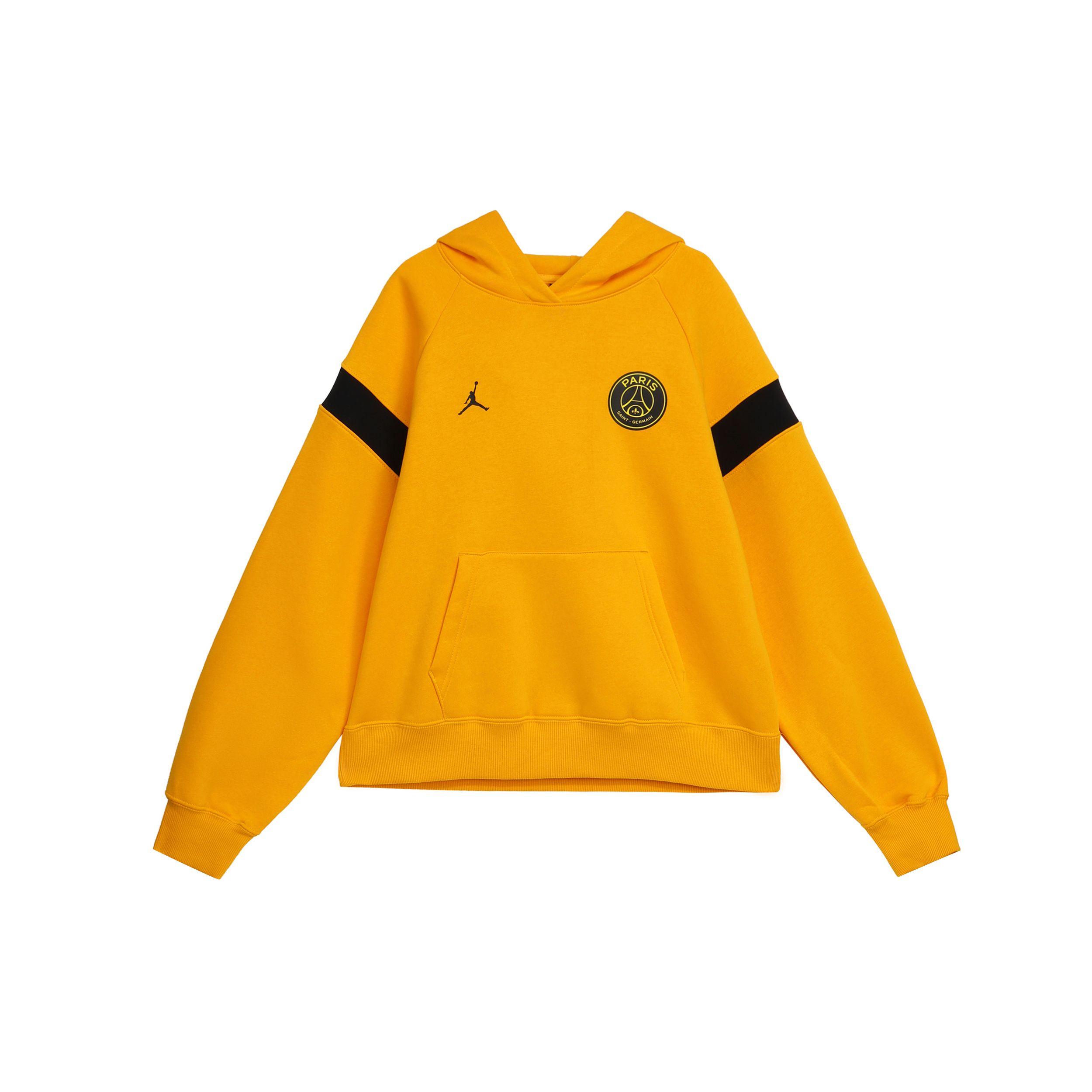 

Женская толстовка с капюшоном Jordan Paris Saint-Germain с однотонным логотипом, желтый DV2836-705 M