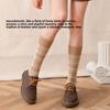 Retro Peacock-patterned Ankle Socks for Children, Suitable for Autumn and Winter, Slimming and Warm Cotton Socks