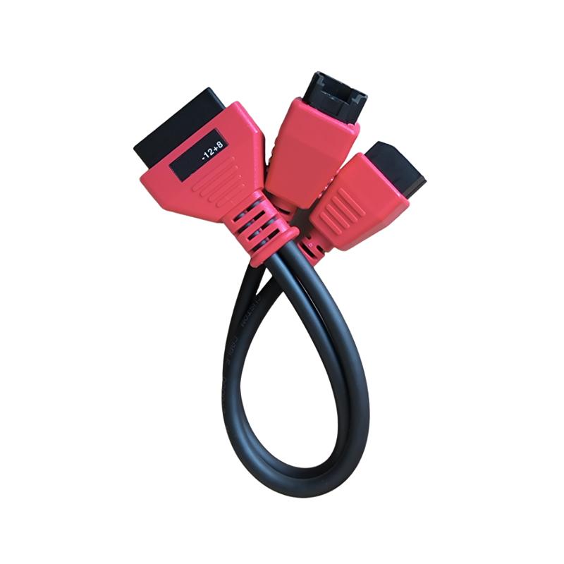 For FCA 12+8 Universal Adapter Connector Diagnostic Cable For Chrysler Jeep Dodge Fiat Work For MaxiSys IM608 Launch X431V