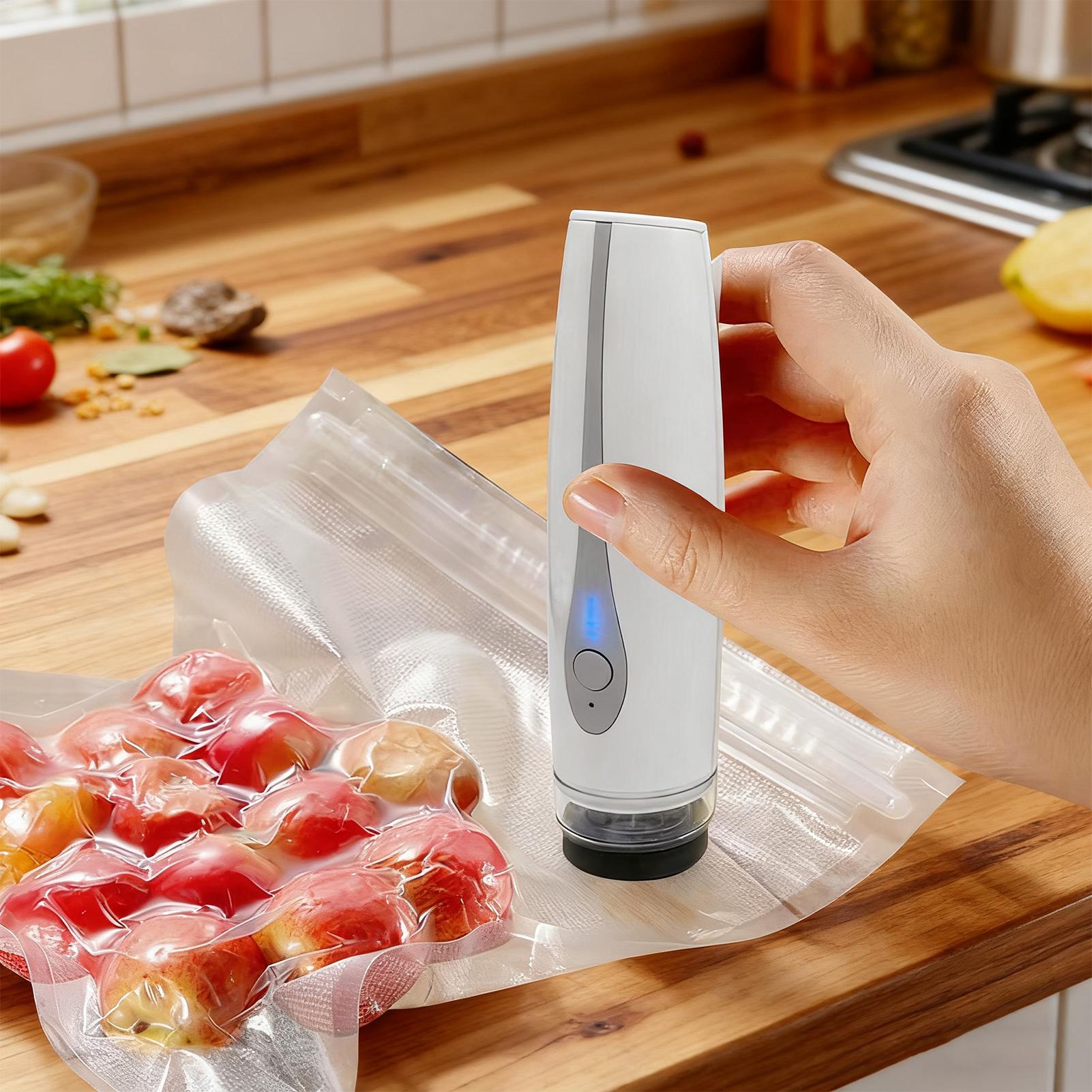 Vacuum Sealer Machine Freshness Keeping Meal Saver Portable Food Vacuum Sealer For Travel For Meat Leftovers Vegetables Fruits China Mainland