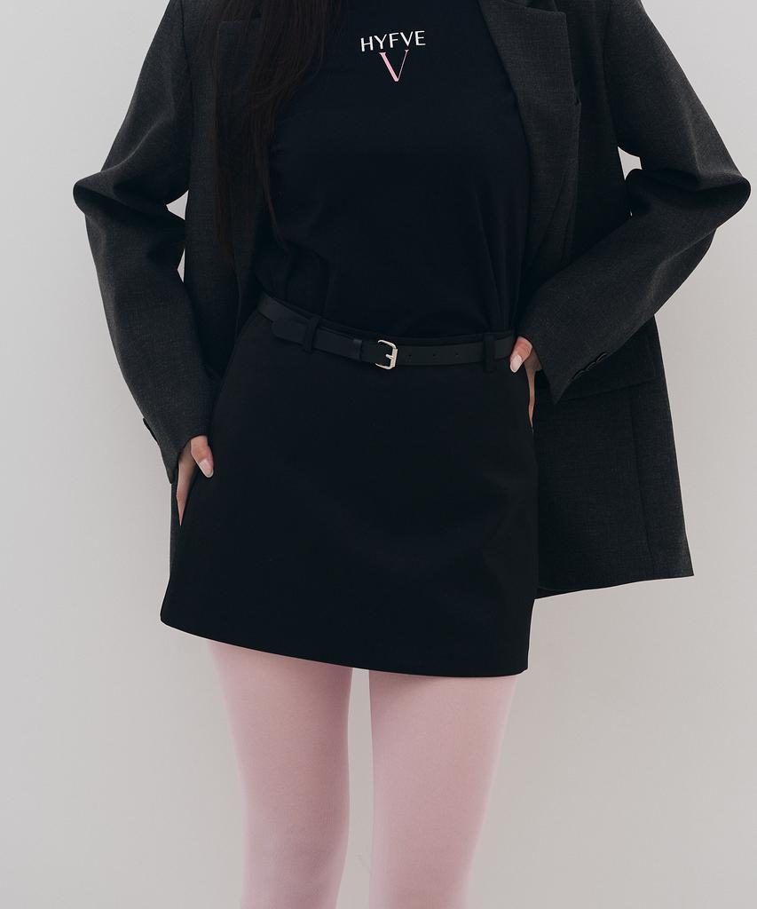 HYFVE Timeless Belted Mini Skirt