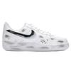 Nike Air Force 1 Slip Resistant, Abrasion Resistant, Lightweight Low Top Skateboard Shoes Men's Black White CW2288-111(Team18-)