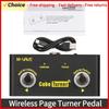 M-VAVE Cube Turner Kabelloses Seitenumblätter-Pedal Wiederaufladbarer Notenblatt-Umwender Unterstützt Looper-Verbindung Kompatibel mit Android