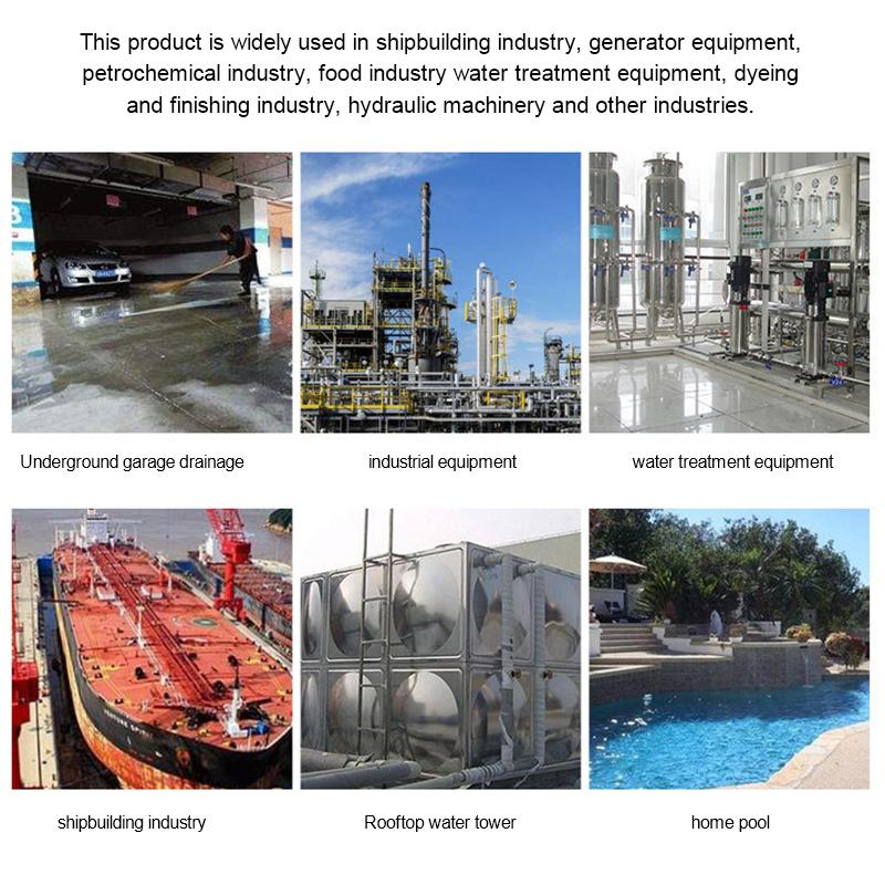 Comutator cu flotor complet automat Controler de nivel lichid Nivel apă Pompă de apă Pomparea apei Turn de apă Rezervor de apă