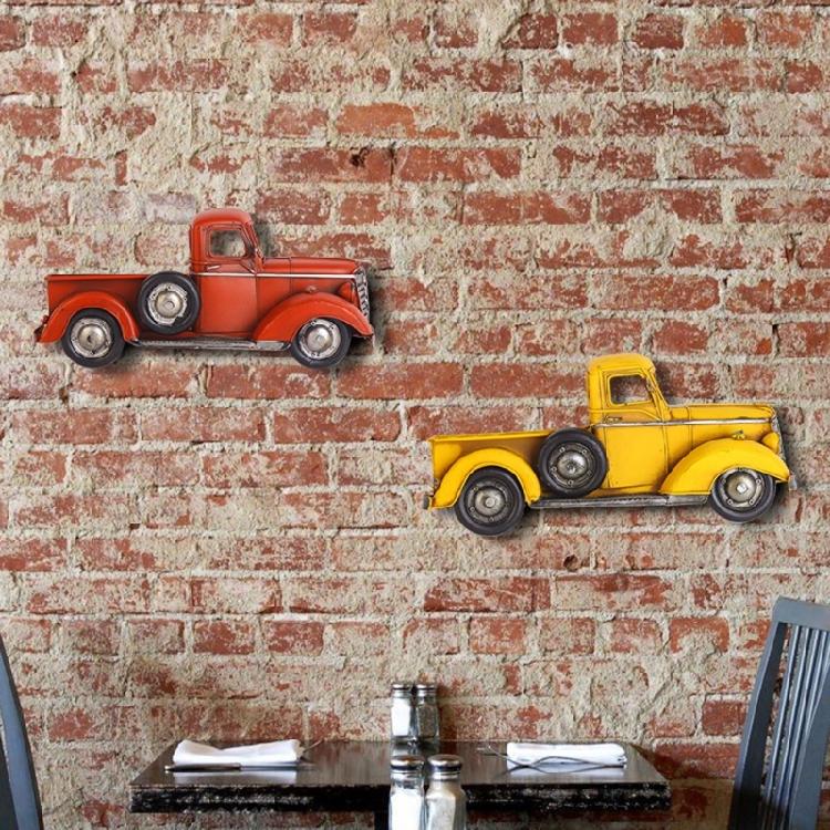 Half Truck Decor Farmhouse Metal Truck Wall Mount  Truck 12.6"x5.9"x2.36"