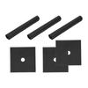 6Pcs Stove Burner Cover PTFE AntiFouling OilProof Reusable NonStick Gas Stove Protective Pad