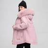 Winter new Korean version down cotton clothes thickened and velvet large size warm jacket