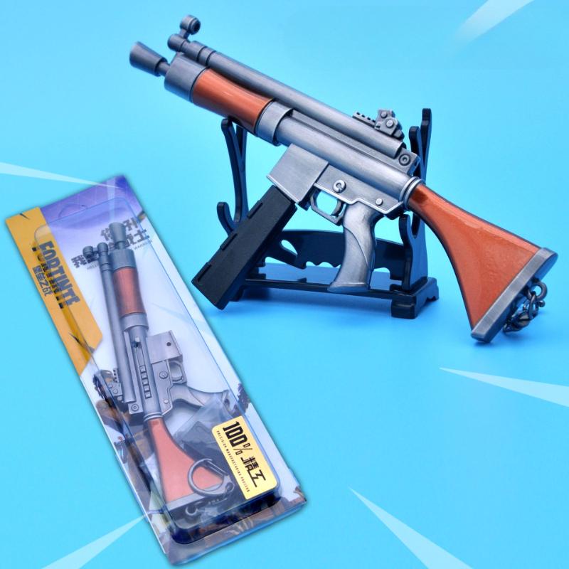 

Fortnite Activity Peripheral Weapon Model Toy Anime Cartoon Keychain Pouch Pendant Decoration Car Keyring Children Birth Date Xmas Present
